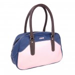 Beau Design Stylish  Blue Color Imported PU Leather Casual Handbag With Double Handle For Women's/Ladies/Girls